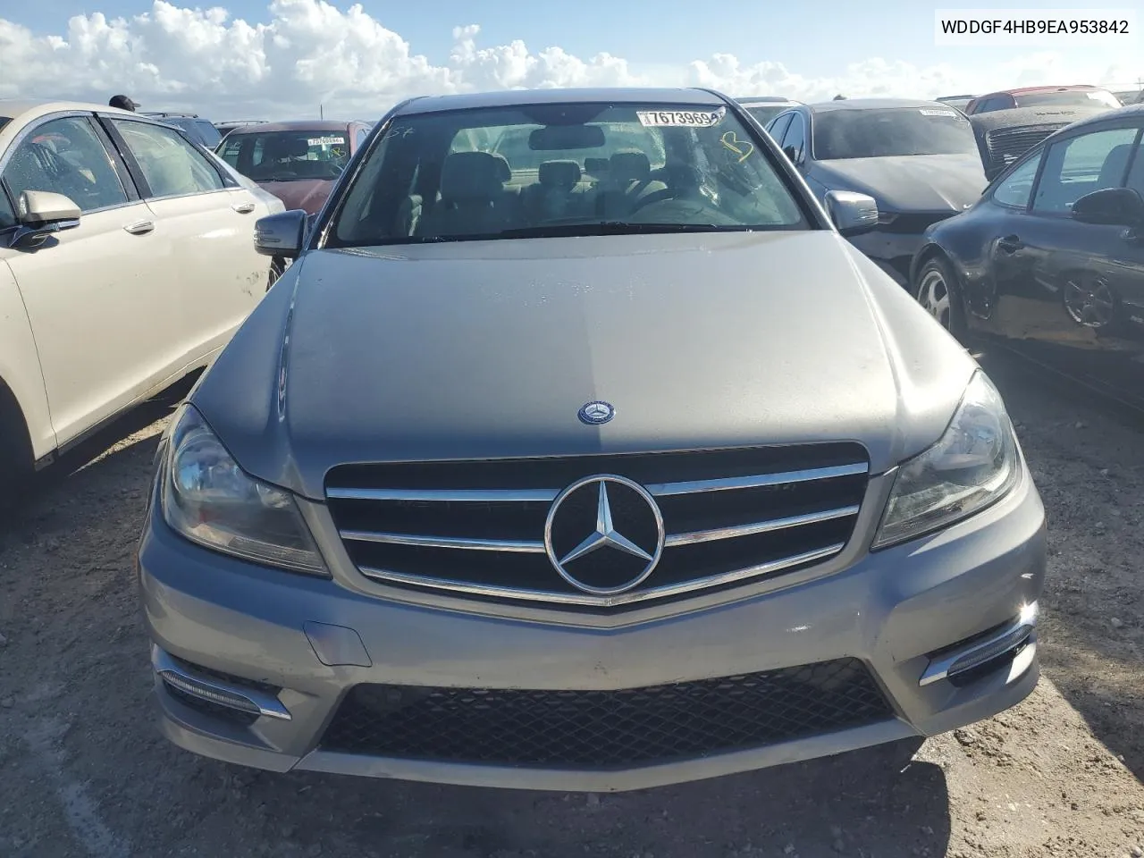 2014 Mercedes-Benz C 250 VIN: WDDGF4HB9EA953842 Lot: 76739694