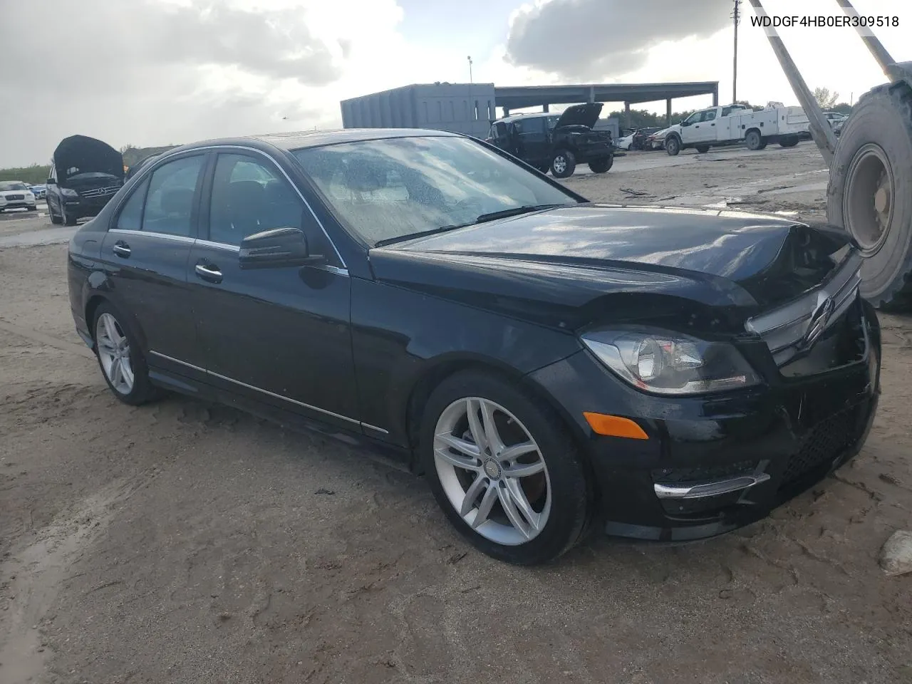 2014 Mercedes-Benz C 250 VIN: WDDGF4HB0ER309518 Lot: 76788534