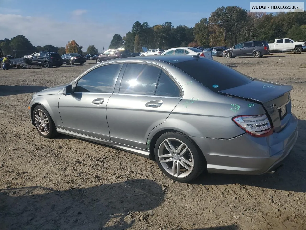 2014 Mercedes-Benz C 250 VIN: WDDGF4HBXEG223841 Lot: 76933964