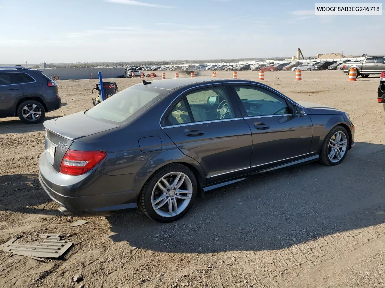 2014 Mercedes-Benz C 300 4Matic VIN: WDDGF8AB3EG246718 Lot: 76981774