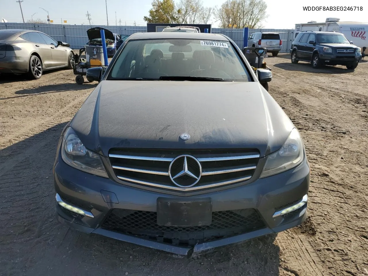 2014 Mercedes-Benz C 300 4Matic VIN: WDDGF8AB3EG246718 Lot: 76981774