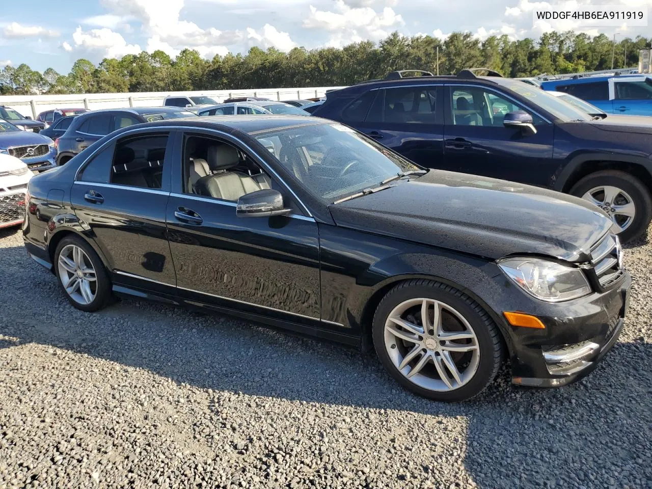 2014 Mercedes-Benz C 250 VIN: WDDGF4HB6EA911919 Lot: 77095194