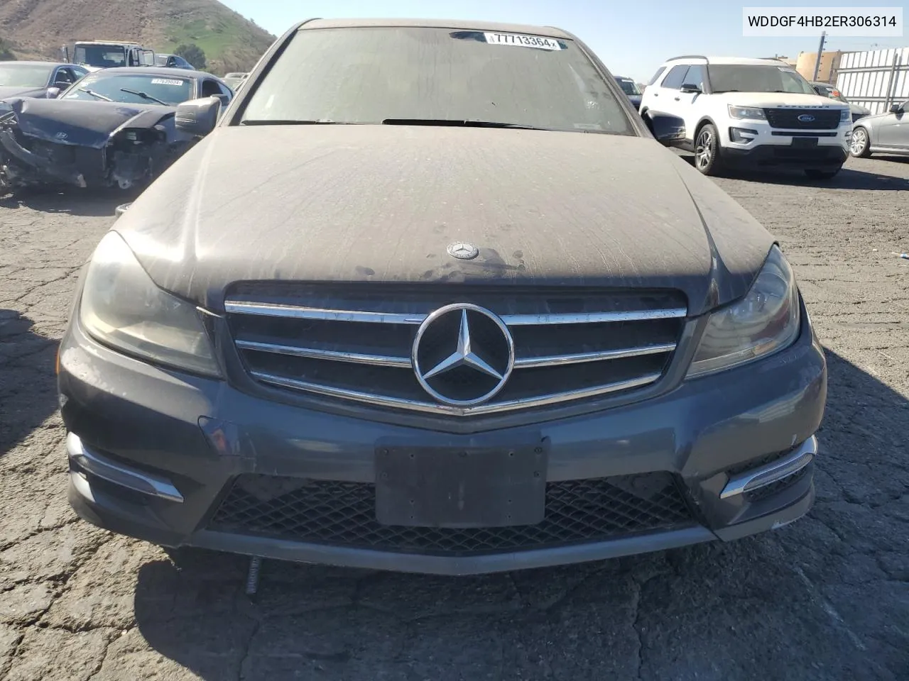 2014 Mercedes-Benz C 250 VIN: WDDGF4HB2ER306314 Lot: 77713364