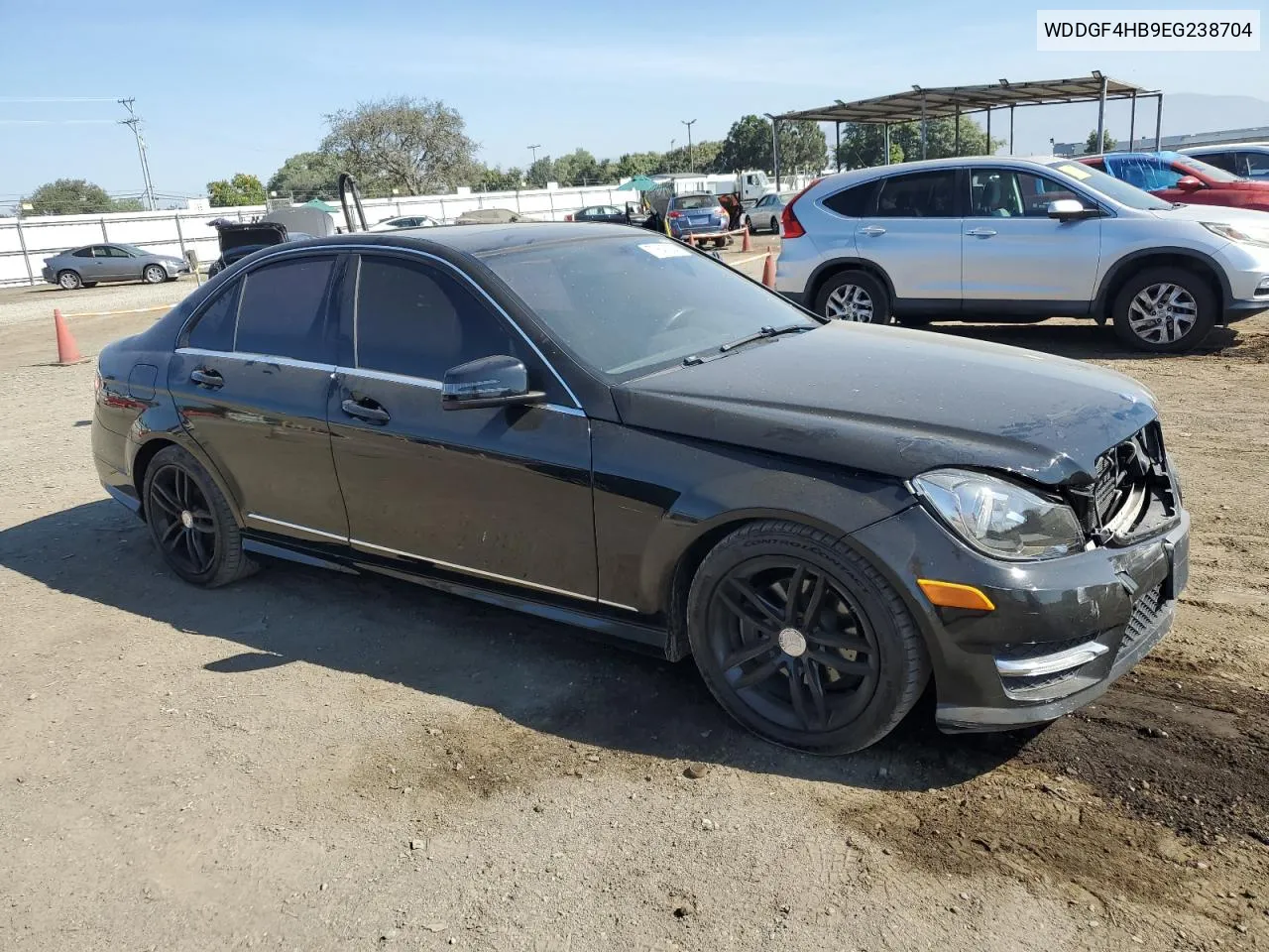 2014 Mercedes-Benz C 250 VIN: WDDGF4HB9EG238704 Lot: 77847264