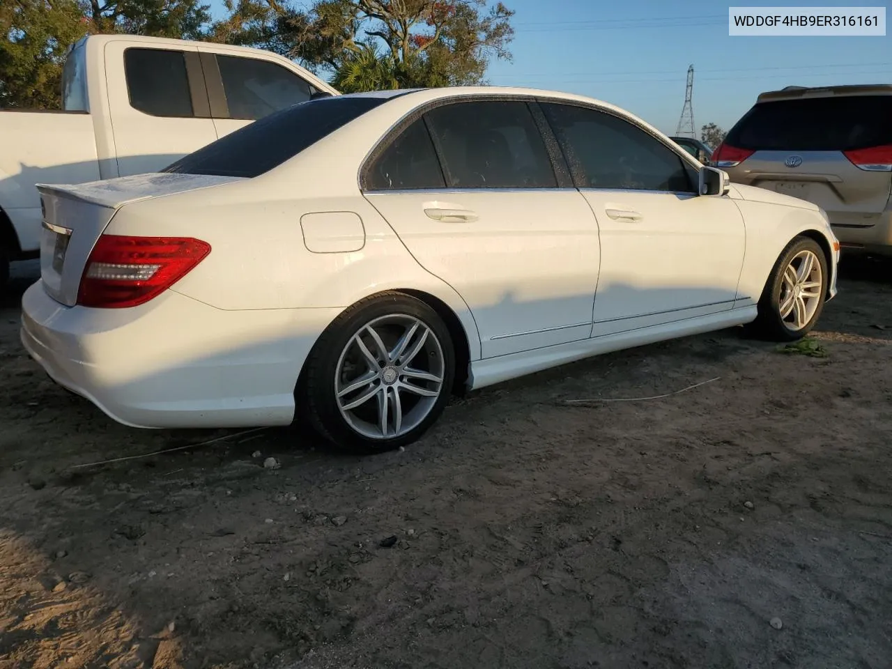 2014 Mercedes-Benz C 250 VIN: WDDGF4HB9ER316161 Lot: 78225264