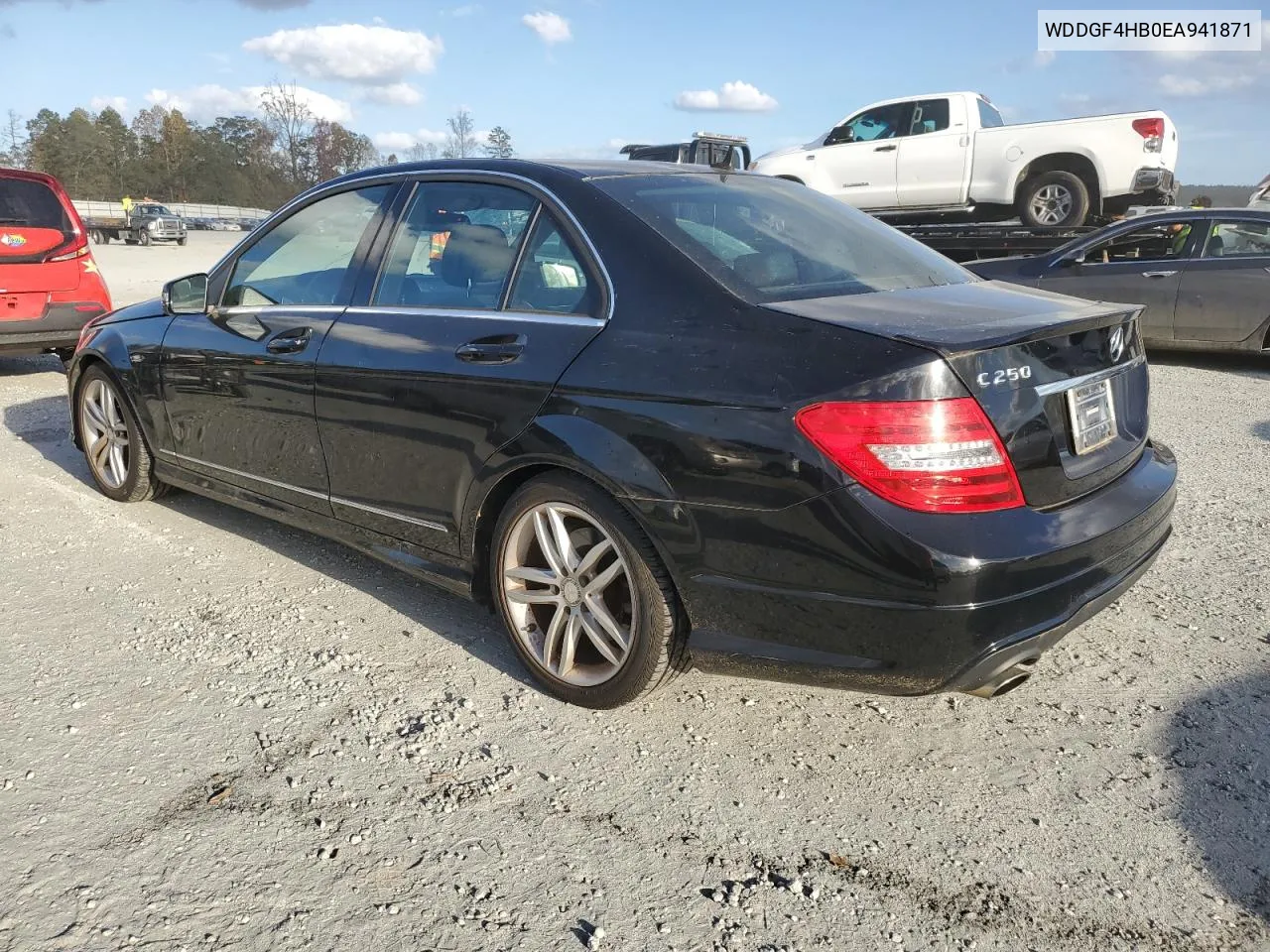 2014 Mercedes-Benz C 250 VIN: WDDGF4HB0EA941871 Lot: 78594544