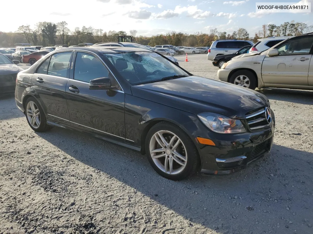 2014 Mercedes-Benz C 250 VIN: WDDGF4HB0EA941871 Lot: 78594544