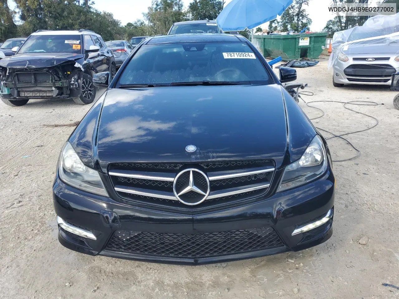 2014 Mercedes-Benz C 250 VIN: WDDGJ4HB9EG277002 Lot: 78710924