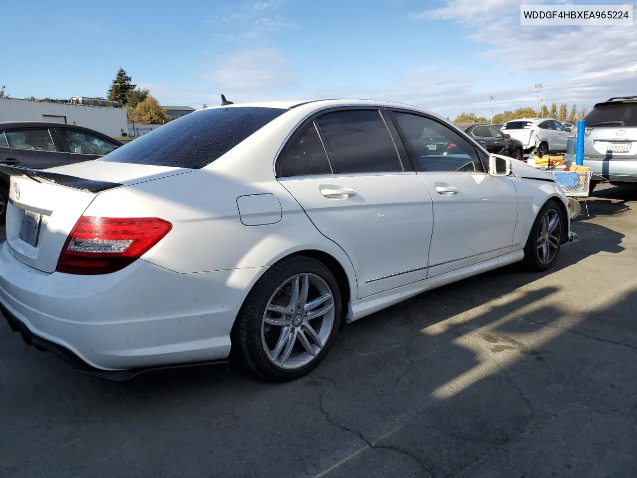 2014 Mercedes-Benz C 250 VIN: WDDGF4HBXEA965224 Lot: 78735724