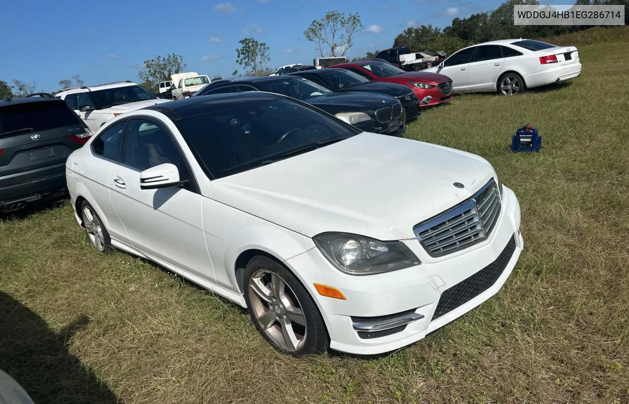 2014 Mercedes-Benz C 250 VIN: WDDGJ4HB1EG286714 Lot: 78909224