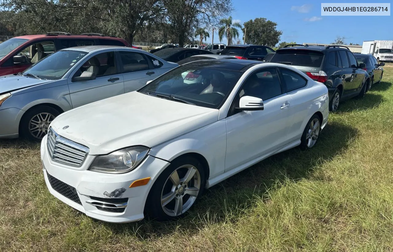 2014 Mercedes-Benz C 250 VIN: WDDGJ4HB1EG286714 Lot: 78909224