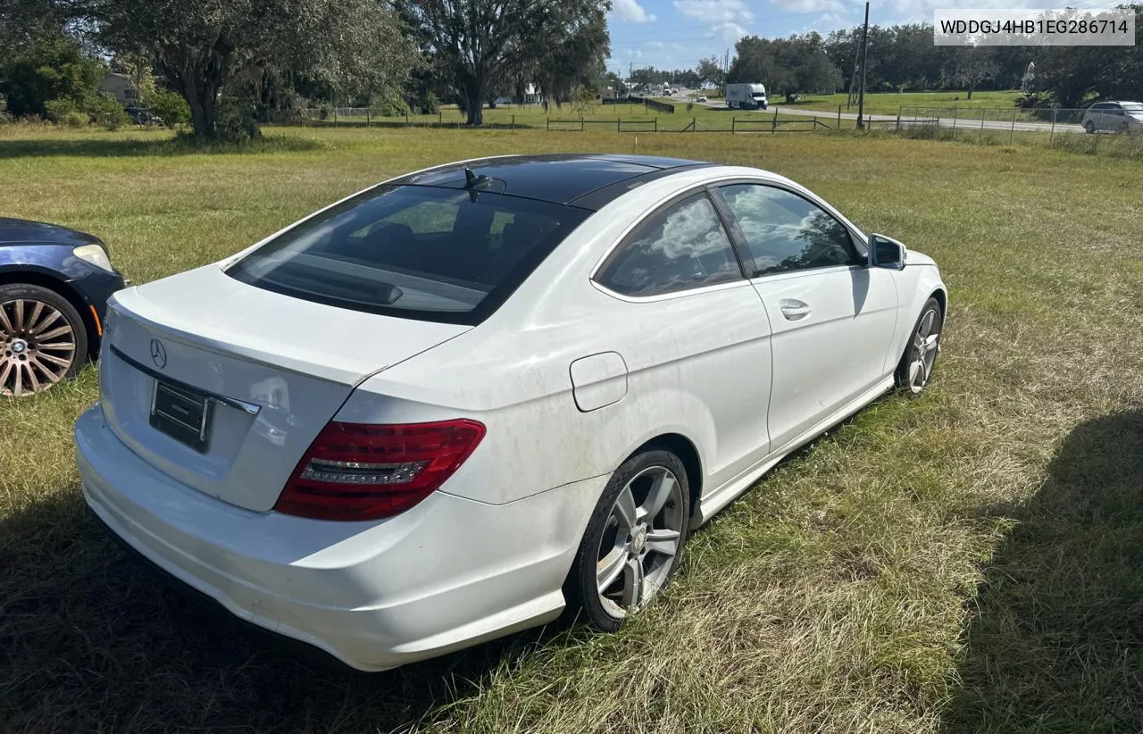 2014 Mercedes-Benz C 250 VIN: WDDGJ4HB1EG286714 Lot: 78909224