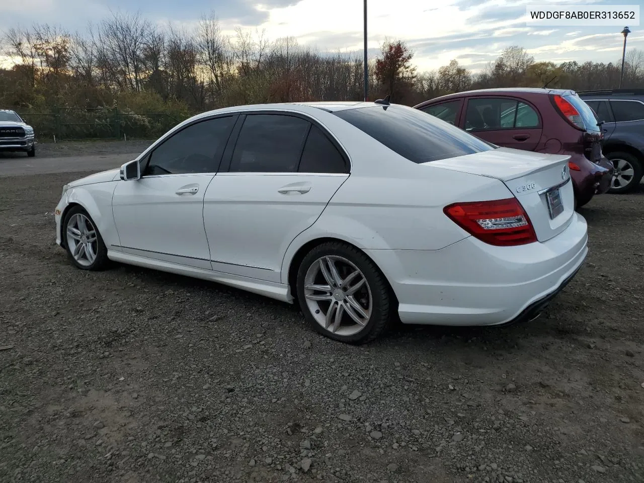 2014 Mercedes-Benz C 300 4Matic VIN: WDDGF8AB0ER313652 Lot: 78925684