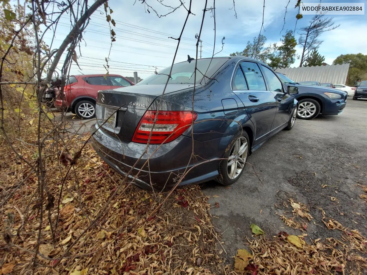 2014 Mercedes-Benz C 300 4Matic VIN: WDDGF8ABXEA902884 Lot: 79096094