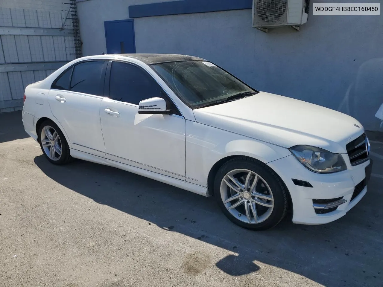 2014 Mercedes-Benz C 250 VIN: WDDGF4HB8EG160450 Lot: 79196904