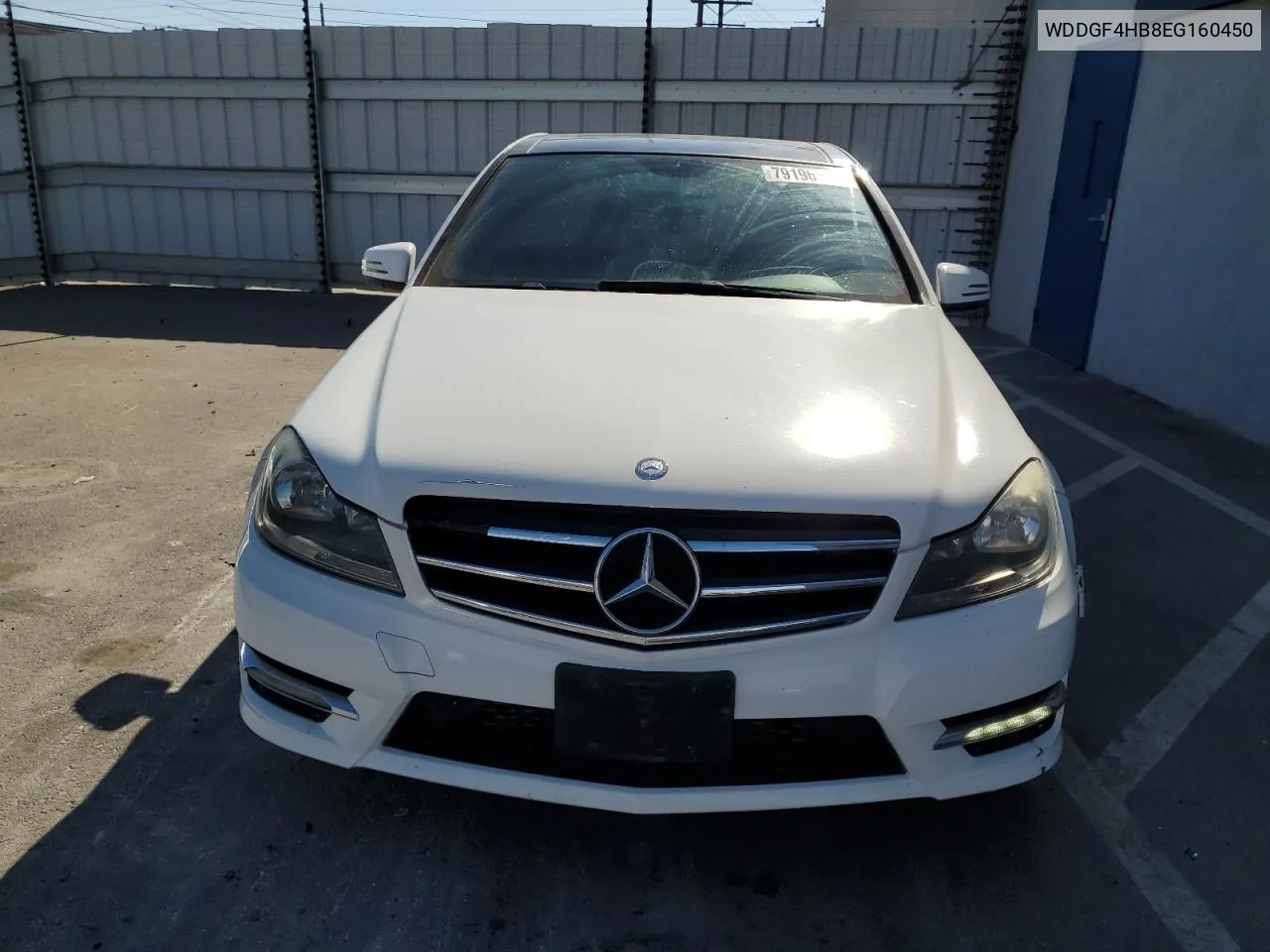 2014 Mercedes-Benz C 250 VIN: WDDGF4HB8EG160450 Lot: 79196904