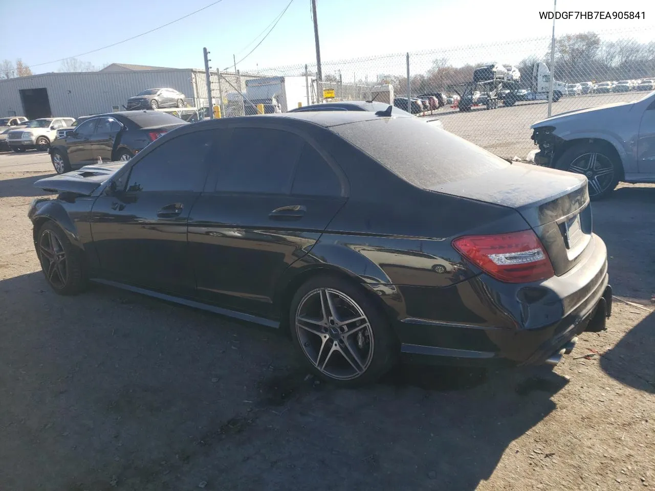 2014 Mercedes-Benz C 63 Amg VIN: WDDGF7HB7EA905841 Lot: 79628184