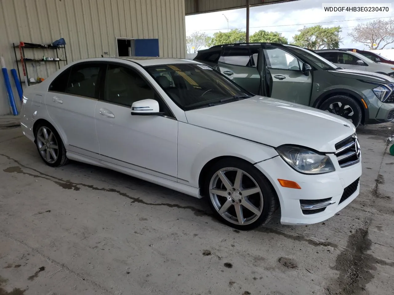 2014 Mercedes-Benz C 250 VIN: WDDGF4HB3EG230470 Lot: 79819784