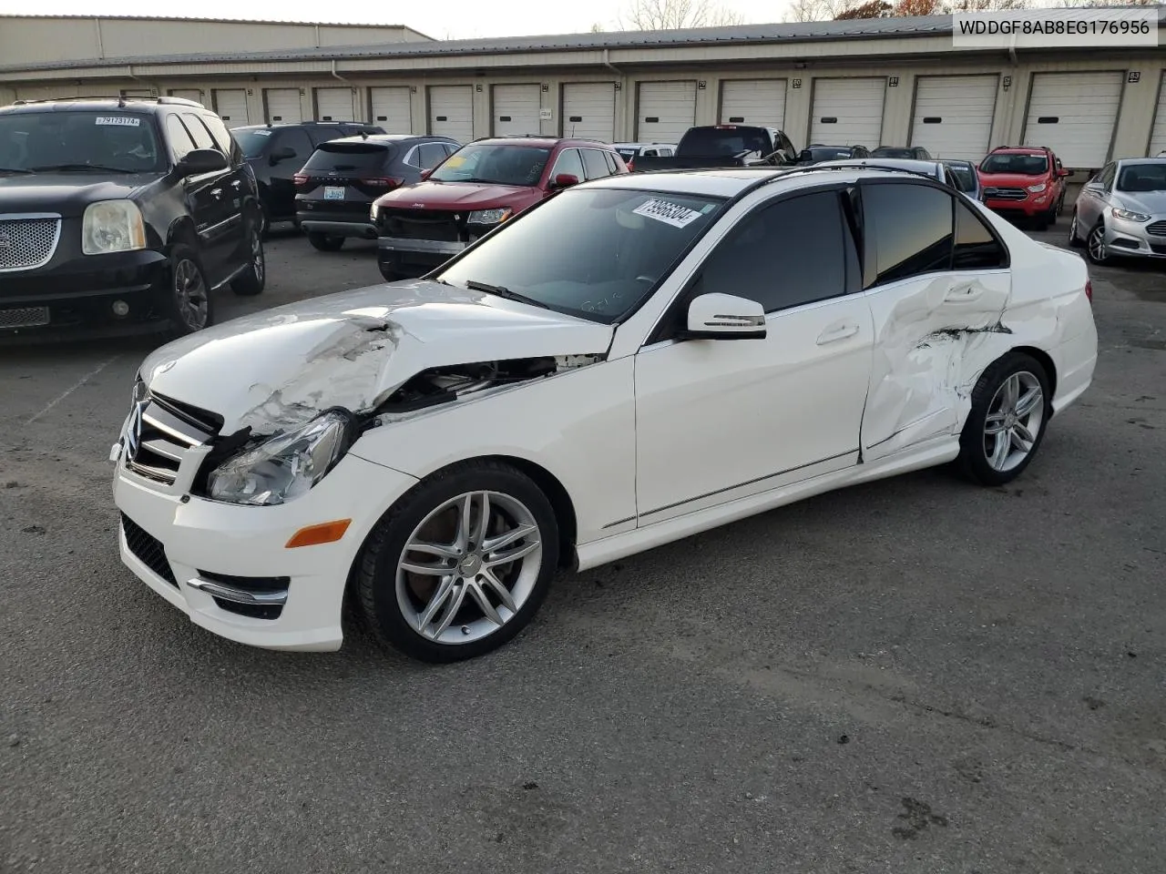 2014 Mercedes-Benz C 300 4Matic VIN: WDDGF8AB8EG176956 Lot: 79966304