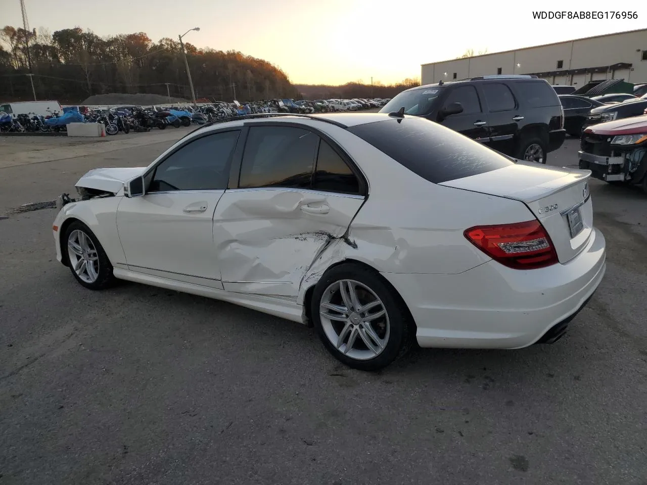 2014 Mercedes-Benz C 300 4Matic VIN: WDDGF8AB8EG176956 Lot: 79966304