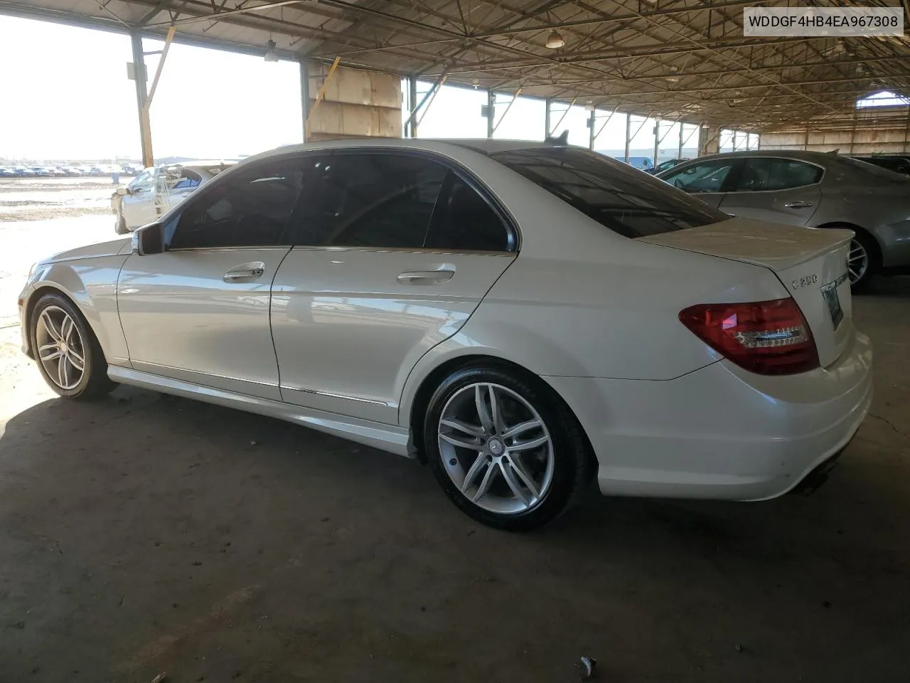 2014 Mercedes-Benz C 250 VIN: WDDGF4HB4EA967308 Lot: 79968474