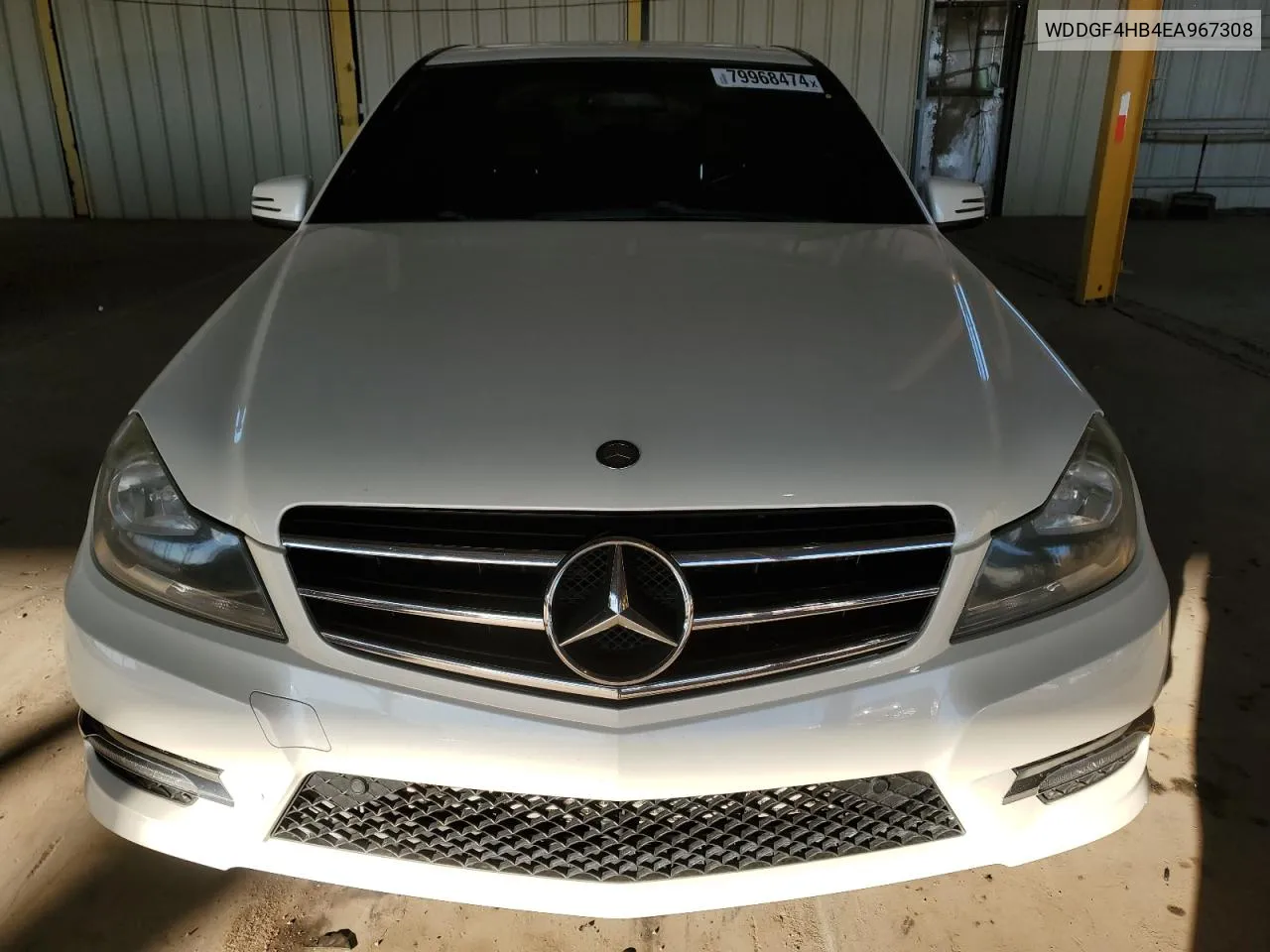 2014 Mercedes-Benz C 250 VIN: WDDGF4HB4EA967308 Lot: 79968474