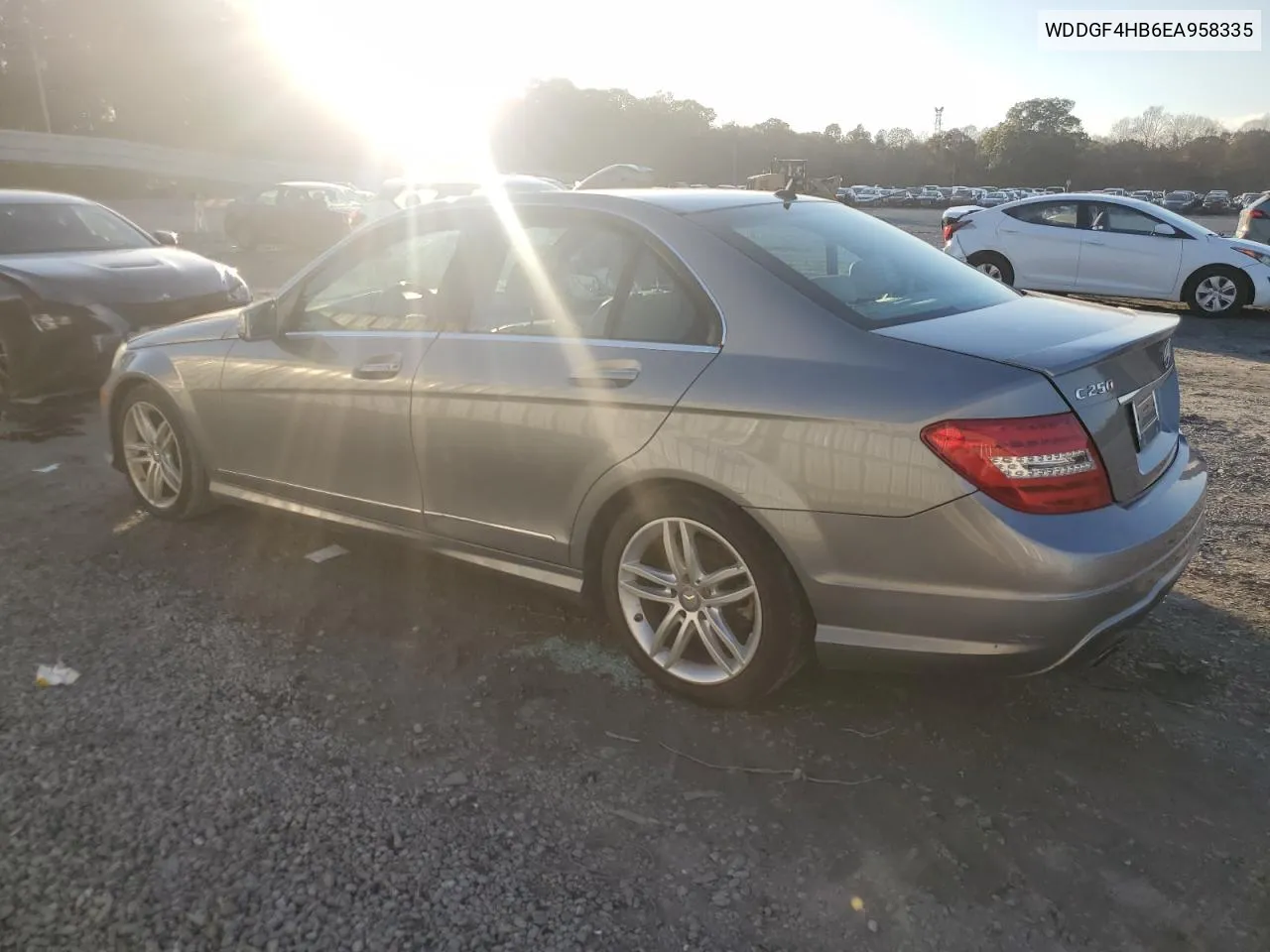 2014 Mercedes-Benz C 250 VIN: WDDGF4HB6EA958335 Lot: 80092874