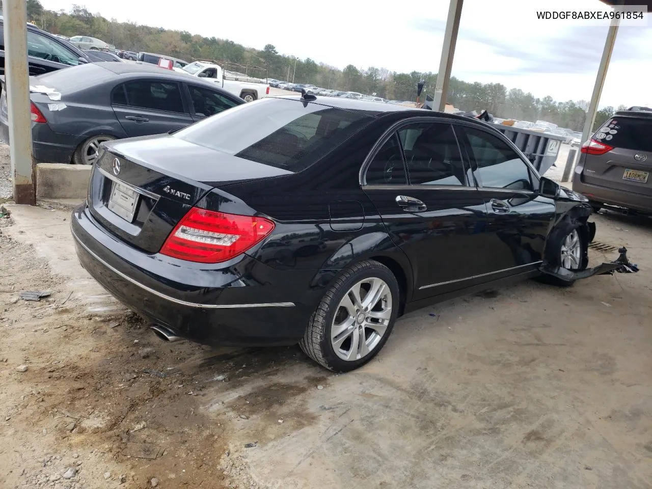 2014 Mercedes-Benz C 300 4Matic VIN: WDDGF8ABXEA961854 Lot: 80192754