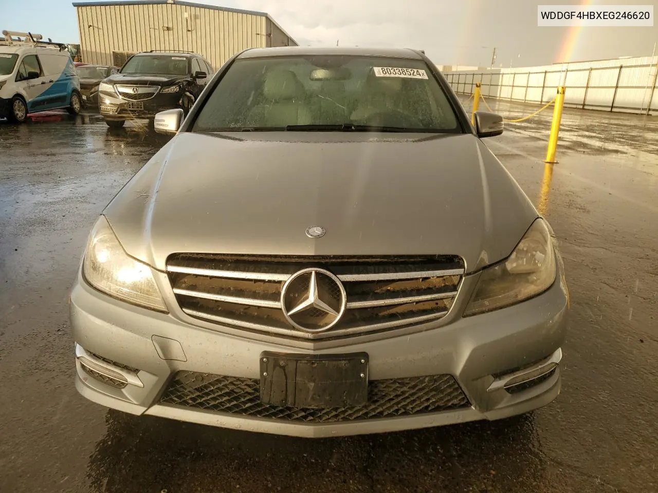 2014 Mercedes-Benz C 250 VIN: WDDGF4HBXEG246620 Lot: 80338524