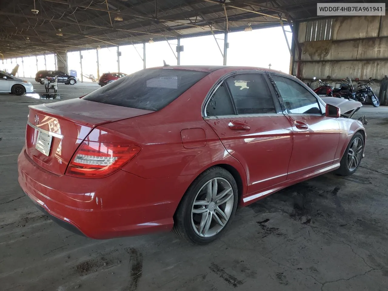 2014 Mercedes-Benz C 250 VIN: WDDGF4HB7EA961941 Lot: 80690894