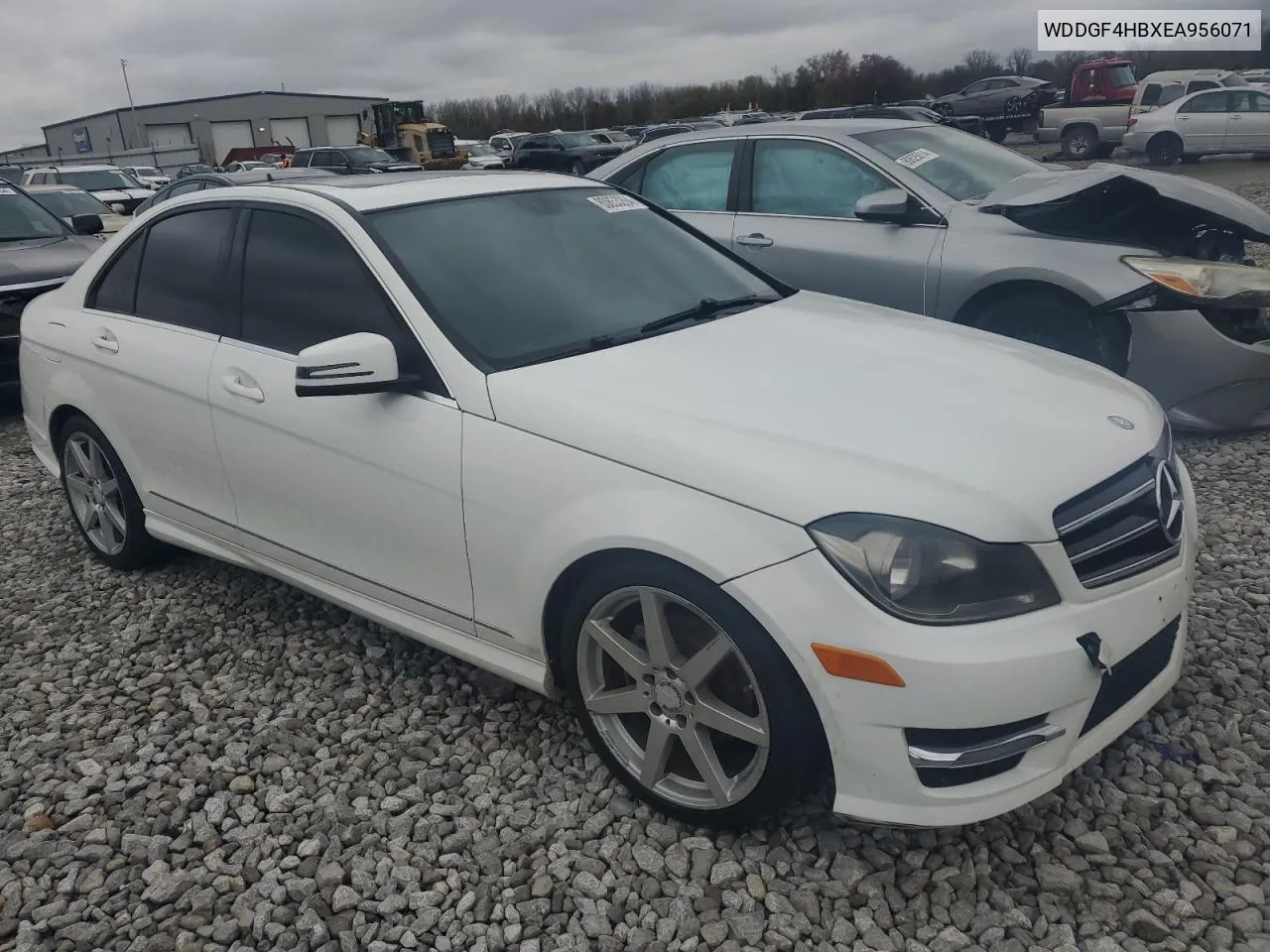 2014 Mercedes-Benz C 250 VIN: WDDGF4HBXEA956071 Lot: 80853264