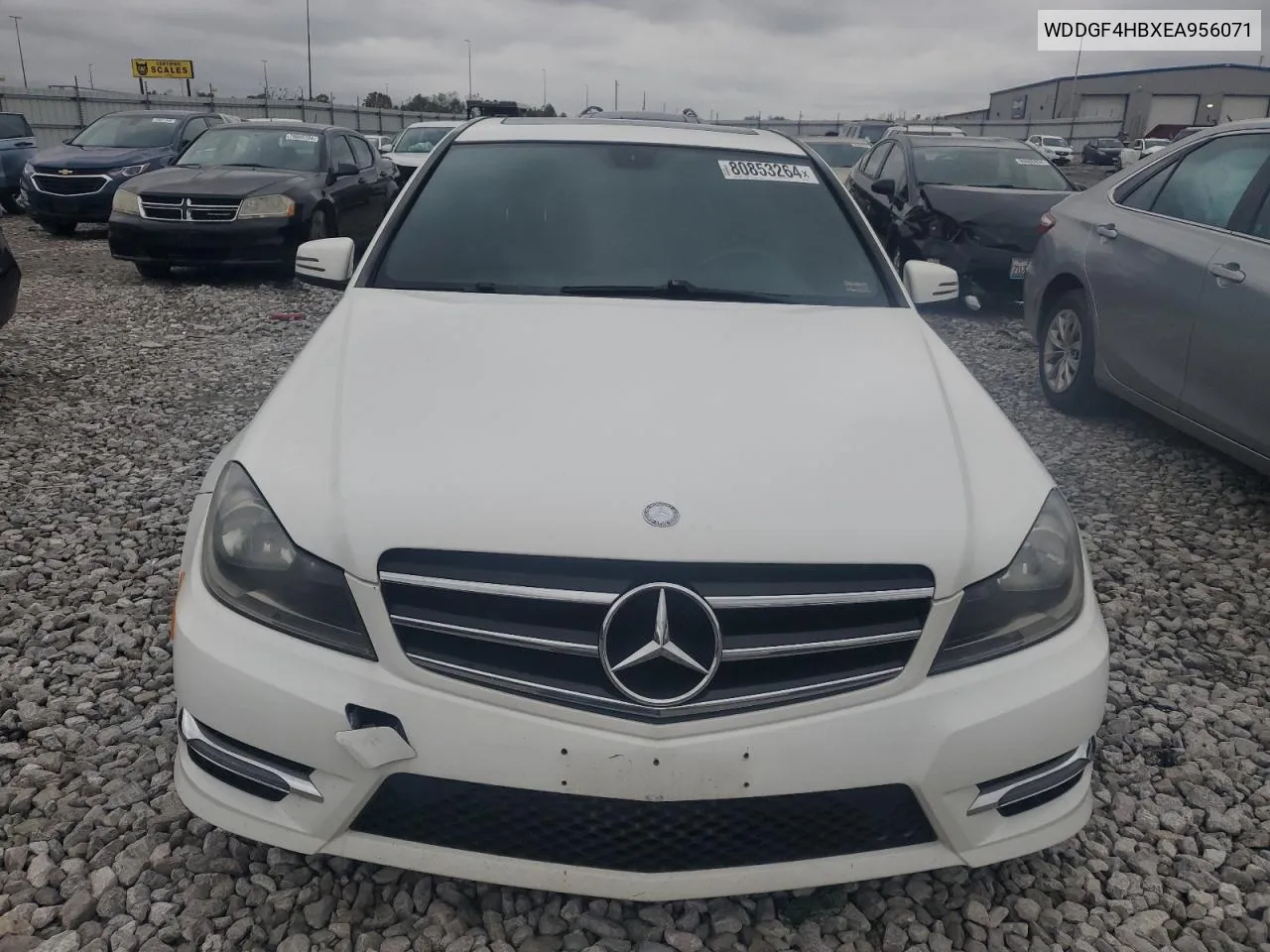 2014 Mercedes-Benz C 250 VIN: WDDGF4HBXEA956071 Lot: 80853264