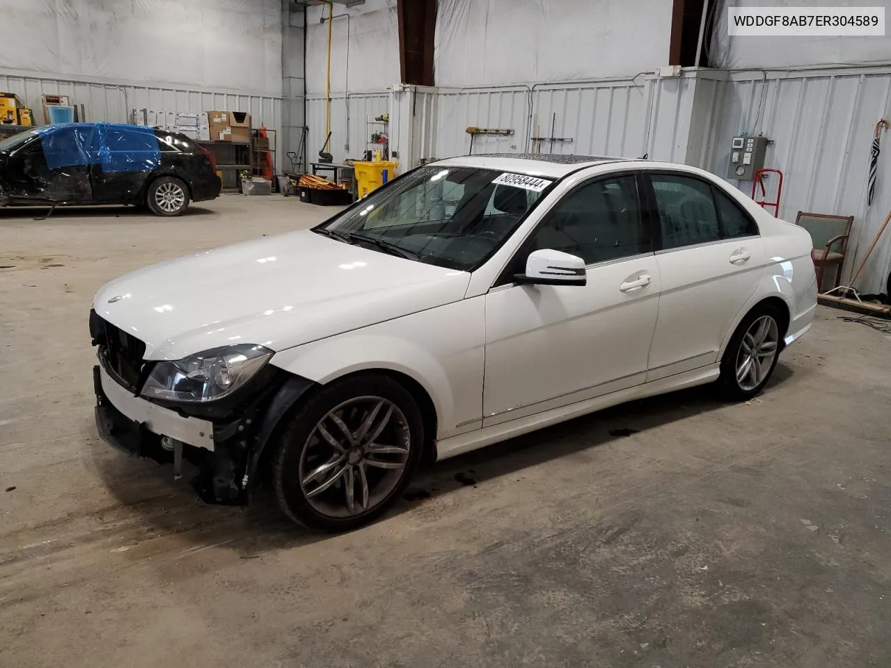 2014 Mercedes-Benz C 300 4Matic VIN: WDDGF8AB7ER304589 Lot: 80958444