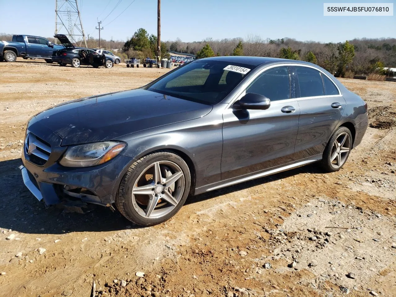 2015 Mercedes-Benz C 300 VIN: 55SWF4JB5FU076810 Lot: 39310154