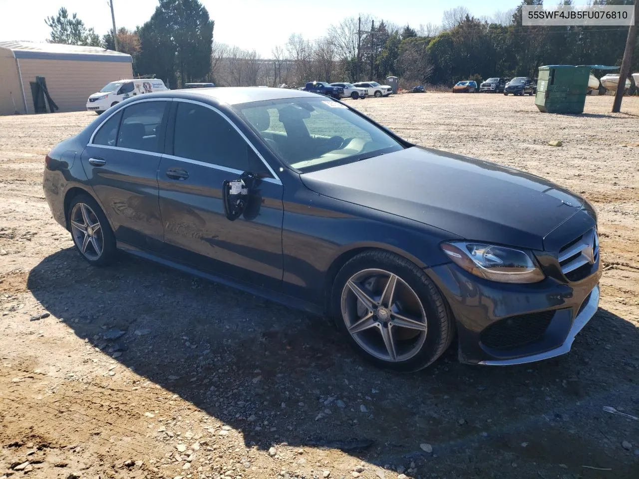 2015 Mercedes-Benz C 300 VIN: 55SWF4JB5FU076810 Lot: 39310154