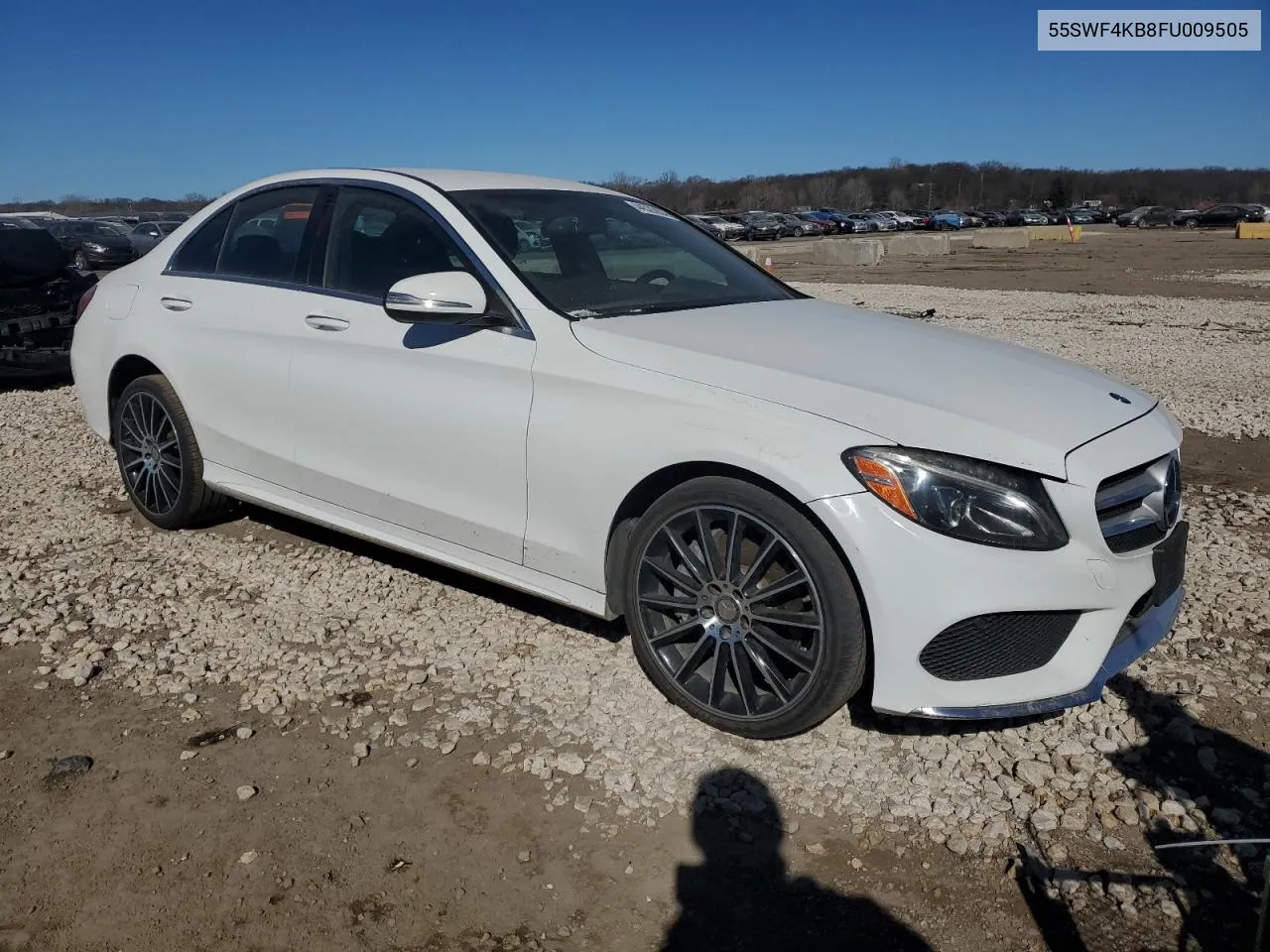 2015 Mercedes-Benz C 300 4Matic VIN: 55SWF4KB8FU009505 Lot: 44526904