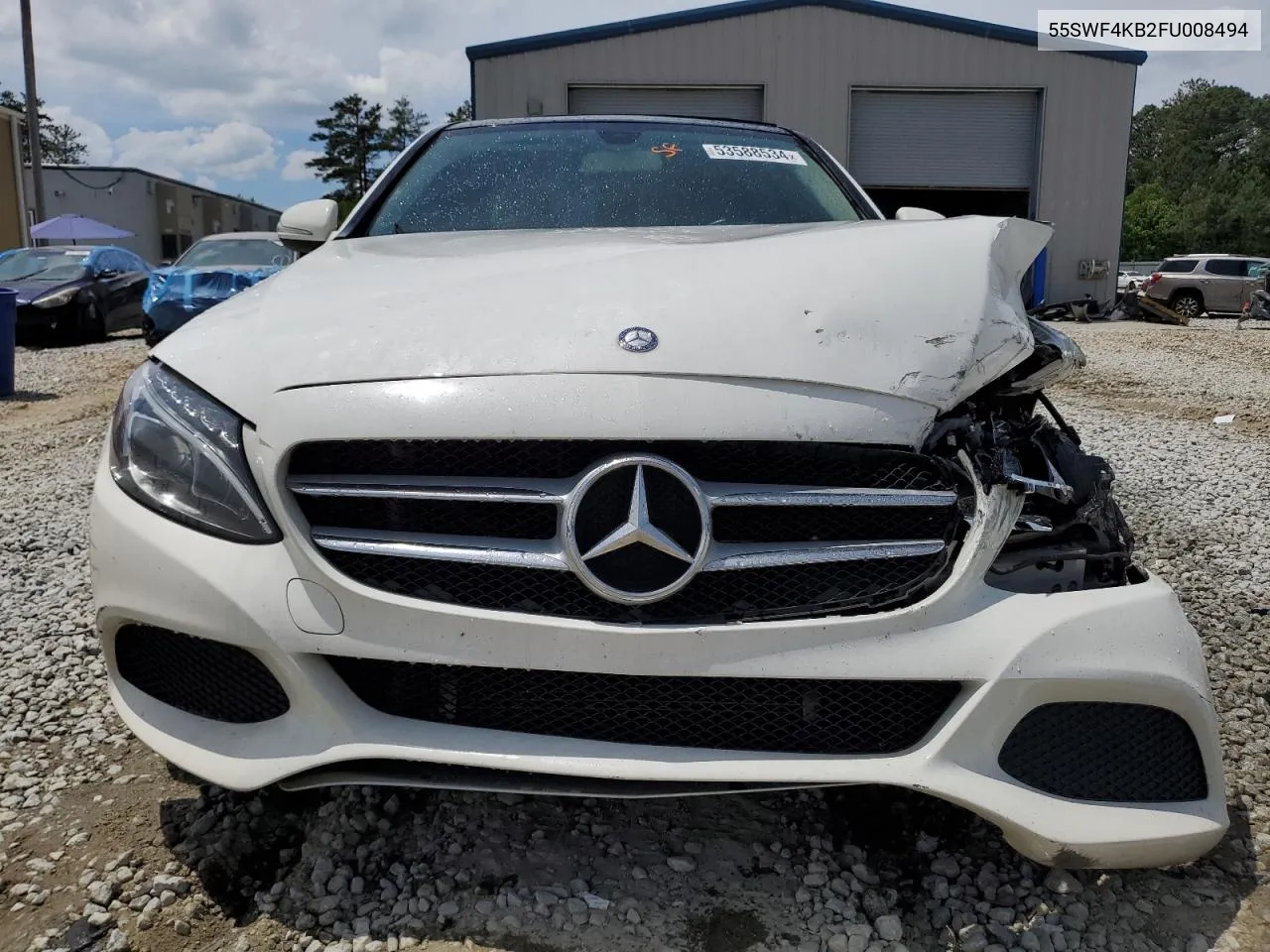 2015 Mercedes-Benz C 300 4Matic VIN: 55SWF4KB2FU008494 Lot: 53588534