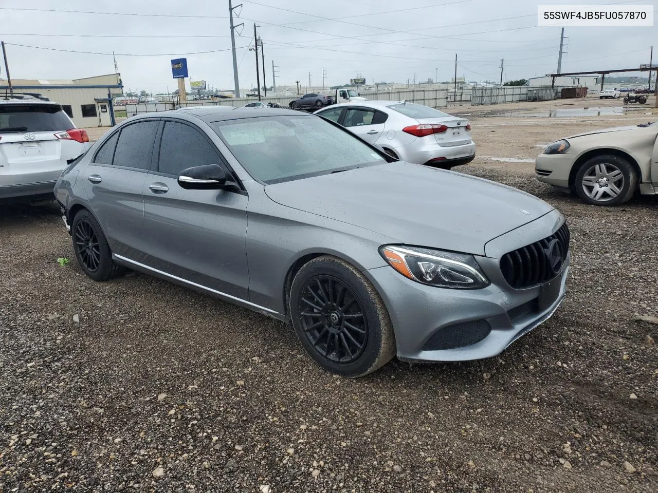 2015 Mercedes-Benz C 300 VIN: 55SWF4JB5FU057870 Lot: 53709294