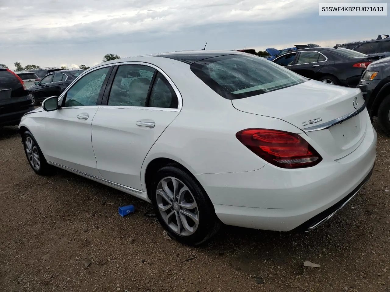 2015 Mercedes-Benz C 300 4Matic VIN: 55SWF4KB2FU071613 Lot: 55150534