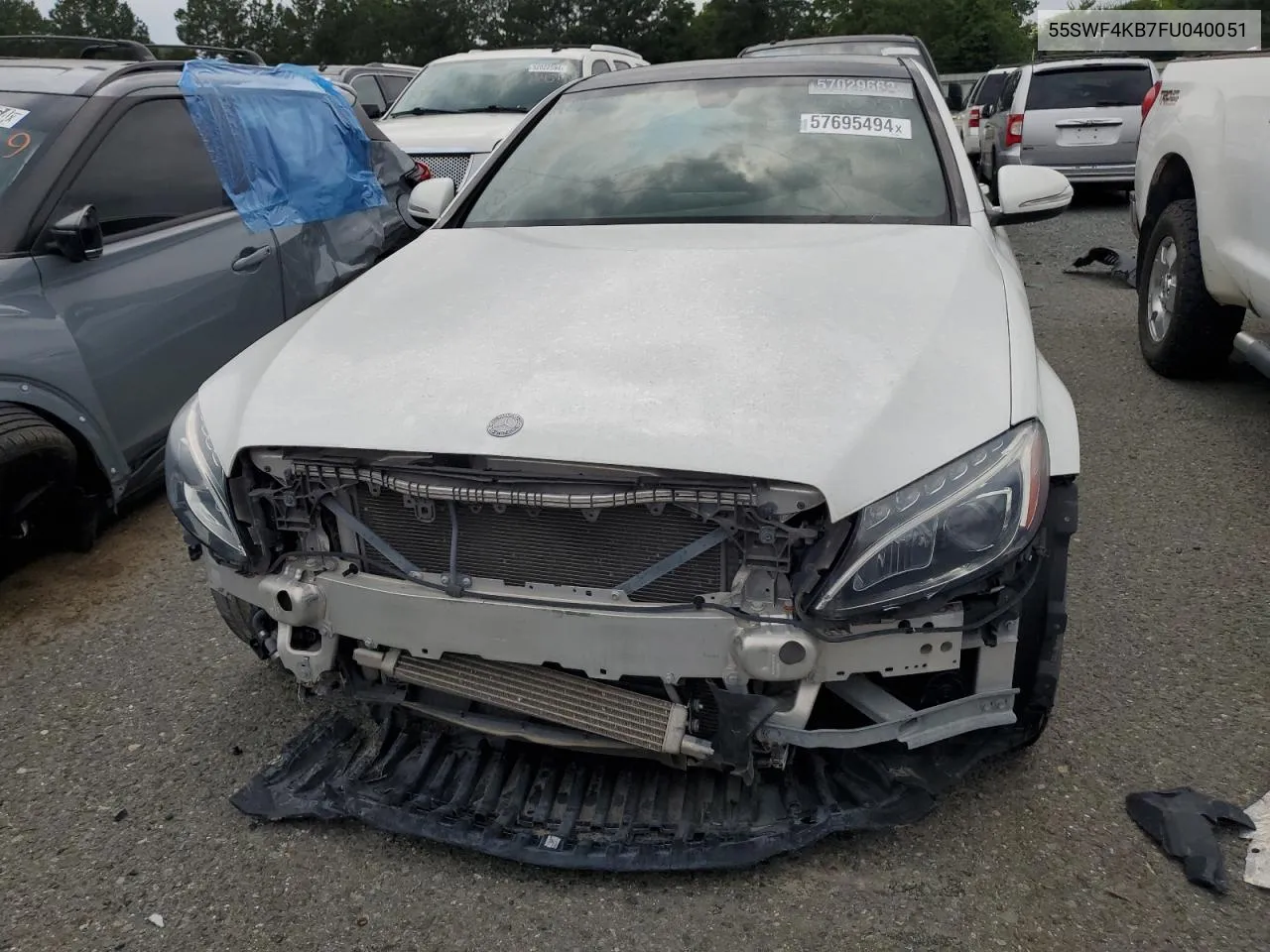 55SWF4KB7FU040051 2015 Mercedes-Benz C 300 4Matic