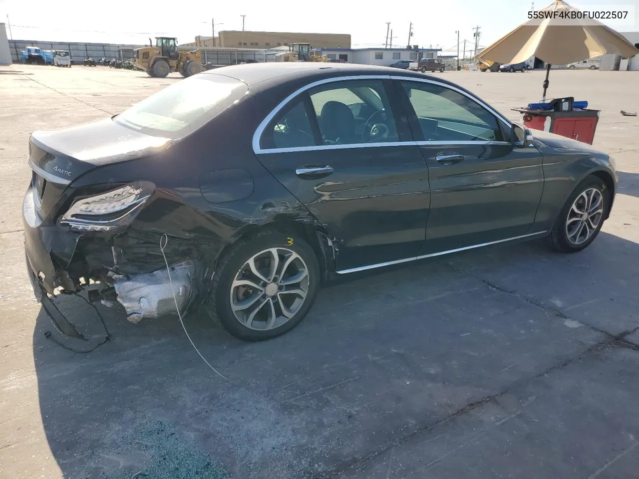 55SWF4KB0FU022507 2015 Mercedes-Benz C 300 4Matic