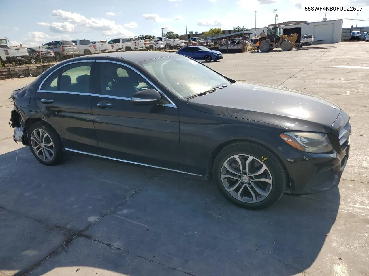 2015 Mercedes-Benz C 300 4Matic VIN: 55SWF4KB0FU022507 Lot: 60720234