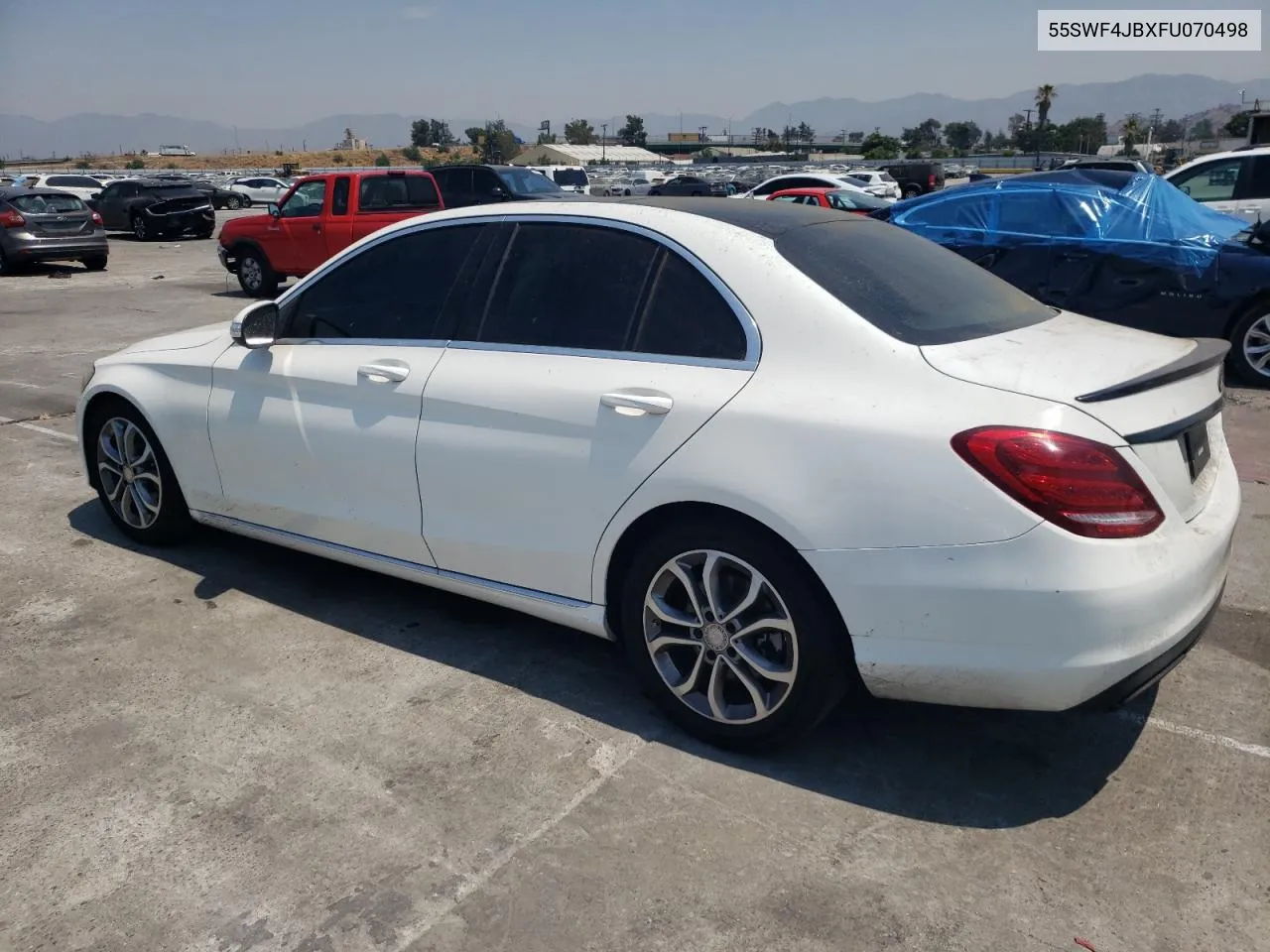 2015 Mercedes-Benz C 300 VIN: 55SWF4JBXFU070498 Lot: 62442754