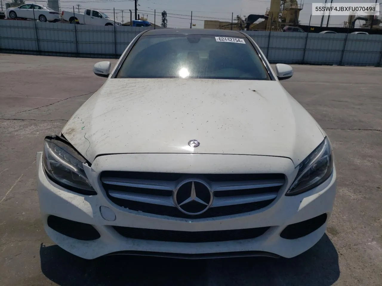 2015 Mercedes-Benz C 300 VIN: 55SWF4JBXFU070498 Lot: 62442754