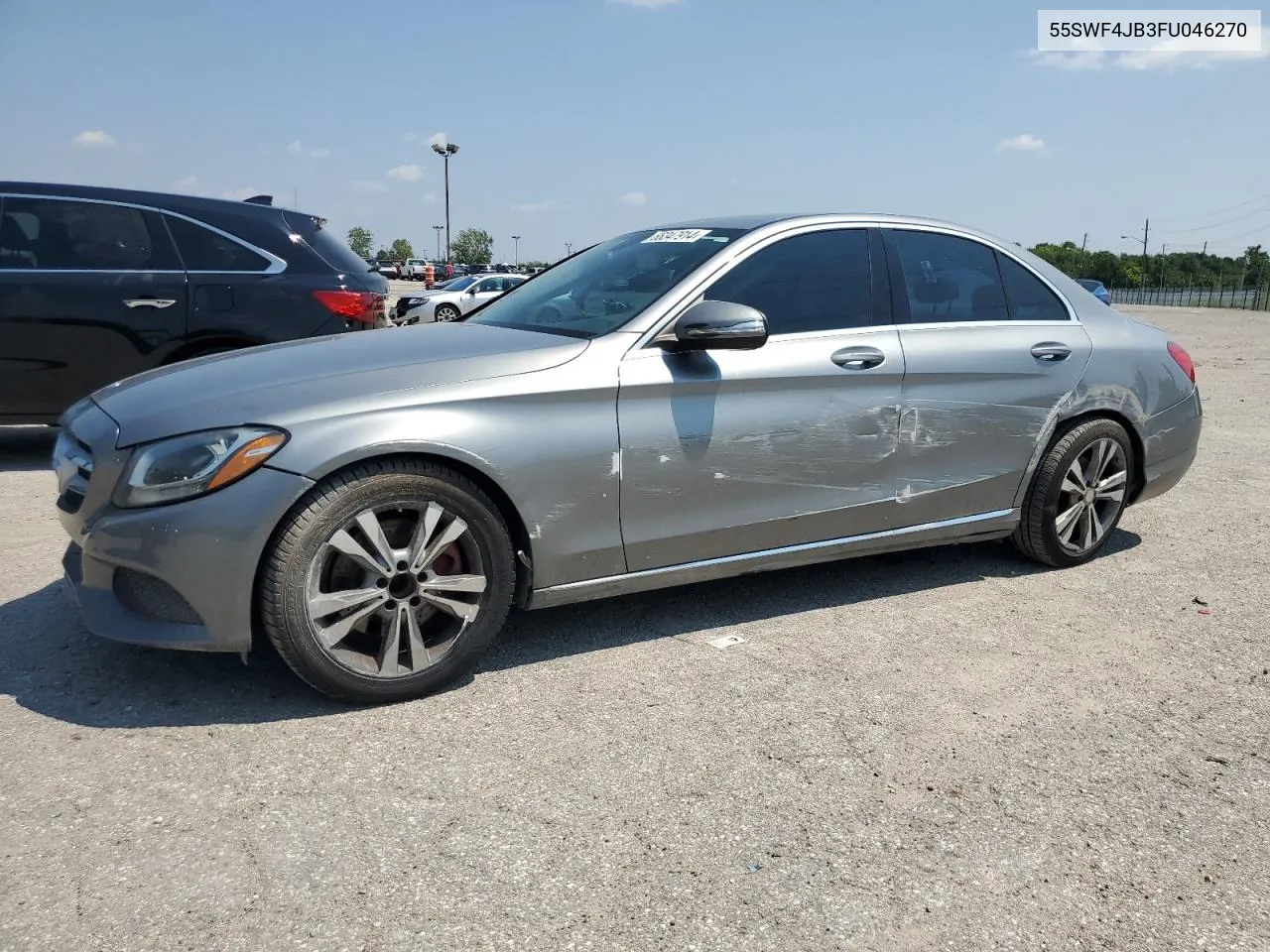 2015 Mercedes-Benz C 300 VIN: 55SWF4JB3FU046270 Lot: 66347914