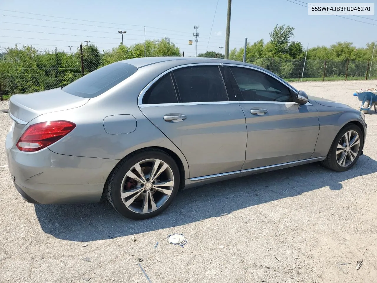 2015 Mercedes-Benz C 300 VIN: 55SWF4JB3FU046270 Lot: 66347914