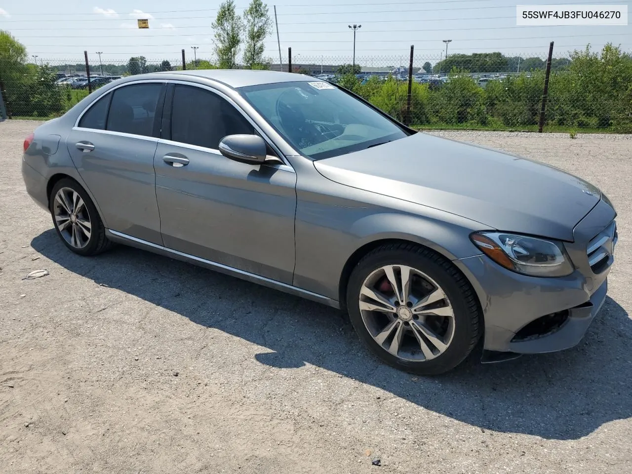 2015 Mercedes-Benz C 300 VIN: 55SWF4JB3FU046270 Lot: 66347914