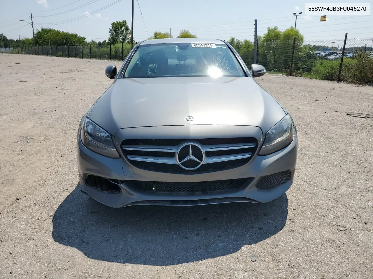 2015 Mercedes-Benz C 300 VIN: 55SWF4JB3FU046270 Lot: 66347914