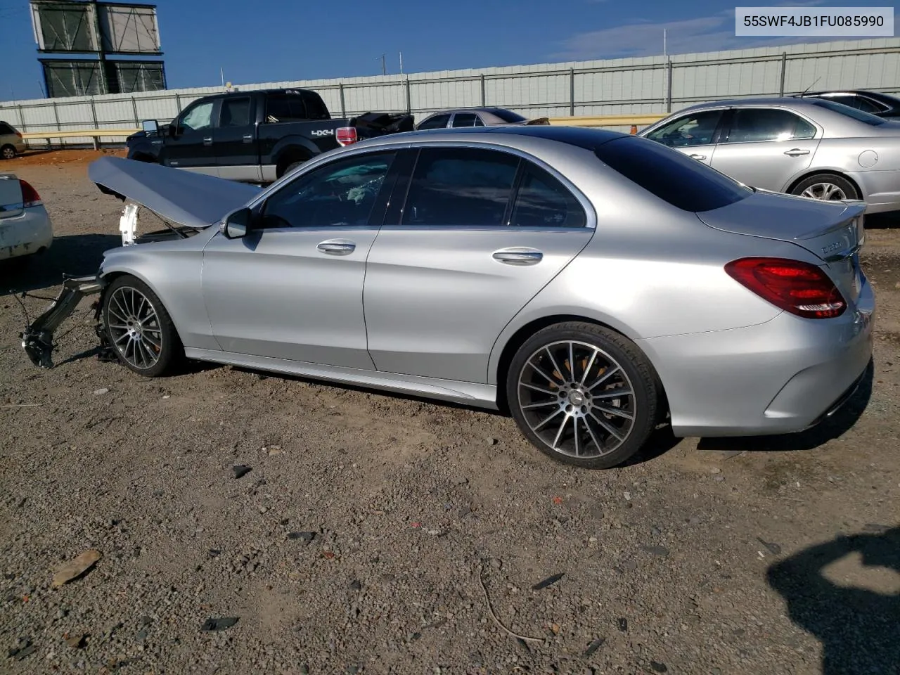 2015 Mercedes-Benz C 300 VIN: 55SWF4JB1FU085990 Lot: 67785654