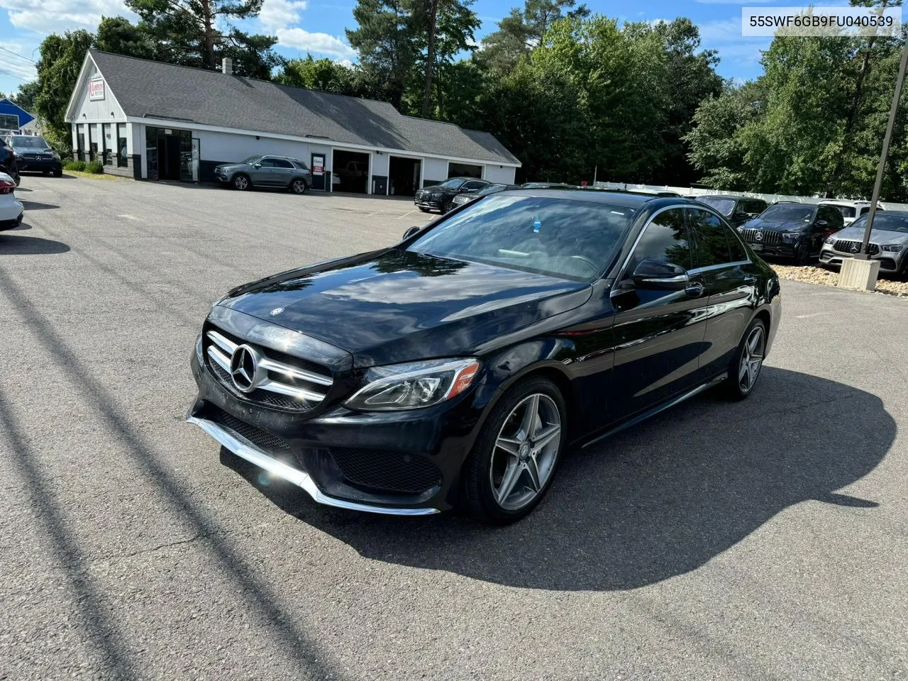 2015 Mercedes-Benz C 400 4Matic VIN: 55SWF6GB9FU040539 Lot: 69976024